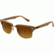 Ray-Ban RB4190 Sunglasses 600985-5219 - Demi Gloss Matte Beige Frame, Brown Gradient Lenses