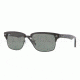 Ray-Ban RB4190 Sunglasses 877-5219 - Demi Gloss Black/Black Frame, Crystal Green Lenses