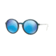 Ray-Ban RB4222 Progressive Prescription Sunglasses RB4222-617055-50 - Lens Diameter 50 mm, Frame Color Shot Blue Rubber