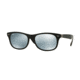 Ray-Ban RB4223 Sunglasses 601S30-55 - Matte Black Frame, Green Mirror Silver Lenses
