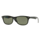 Ray-Ban RB4223 Sunglasses 601S9A-55 - Matte Black Frame, Polar Green Lenses