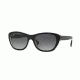 Ray-Ban RB4227 Sunglasses 60528G-55 - Top Mat Black On Trasparent Frame, Grey Gradient Dark Grey Lenses