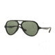 Ray-Ban RB4235F Sunglasses 901-59 - Black Frame, Green Lenses