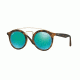 Ray-Ban RB4256 Sunglasses 60923R-46 - Matte Havana Frame, Green Mirror Green Lenses