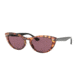 Ray-Ban RB4314N Sunglasses 1249U0-54 - Havana Red Frame, Violet Photo Mir Gold Lenses
