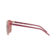 Ray-Ban RB4387F Progressive Prescription Sunglasses, 55mm, Transparent Pink, RB4387F-126575-55-PRO