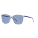 Ray-Ban RB4387F Progressive Prescription Sunglasses, 55mm, Trasparent Light Blue, RB4387F-126676-55-PRO
