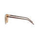 Ray-Ban RB4387F Progressive Prescription Sunglasses, 55mm, Trasparent Light Brown, RB4387F-126774-55-PRO