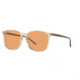 Ray-Ban RB4387F Progressive Prescription Sunglasses, 55mm, Trasparent Light Brown, RB4387F-126774-55-PRO