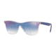 Ray-Ban RB4440N Sunglasses 6356X0-41 - Matte Trasparent Frame, Clear Gradient Blue Mirror Red Lenses