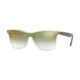 Ray-Ban RB4440N Sunglasses 6358W0-41 - Matte Trasparent Frame, Clear Gradient Green Mirror Re Lenses