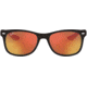 Ray-Ban RJ9052S New Wayfarer Sunglasses - Kid's, 100S6Q-47 - Matte Black Frame, Red Multilayer Lenses