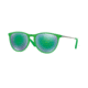 Ray-Ban RJ9060S Single Vision Prescription Sunglasses RJ9060S-70073R-50 - Lens Diameter 50 mm, Frame Color Green Fluo Trasp Rubber