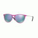 Ray-Ban RJ9060S Single Vision Prescription Sunglasses RJ9060S-70084V-50 - Lens Diameter 50 mm, Frame Color Violet Fluo Trasp Rubber