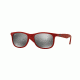 Ray-Ban RJ9062S Progressive Prescription Sunglasses RJ9062S-70156G-48 - Lens Diameter 48 mm, Frame Color Matte Red