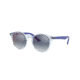 Ray-Ban RJ9064S Single Vision Prescription Sunglasses, 44mm, Light Blue, RJ9064S-7051X0-44-SV
