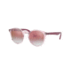 Ray-Ban RJ9064S Single Vision Prescription Sunglasses, 44mm, Pink, RJ9064S-7052V0-44-SV