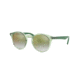 Ray-Ban RJ9064S Single Vision Prescription Sunglasses, 44mm, Green, RJ9064S-7053W0-44-SV