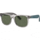 Ray-Ban RJ9069S Sunglasses, Transparent Grey, Dark Green, 48, RJ9069S-707071-48