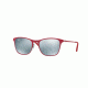 Ray-Ban RJ9539S Progressive Prescription Sunglasses RJ9539S-256-30-48 - Lens Diameter 48 mm, Frame Color Rubber Fuxia/torquoise