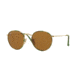 Ray-Ban ROUND METAL M RB3447JM Bifocal Prescription Sunglasses RB3447JM-169-50 - Lens Diameter 50 mm, Frame Color Camouflage Green/Beige