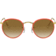 Ray-Ban ROUND METAL M RB3447JM Sunglasses 919651-50 - , Clear Gradient Brown Lenses