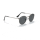 Ray-Ban Round Metal Sunglasses - Men's, Antique Gunmetal Frame, Dark Grey 53 mm Lenses, RB3447-9229B1-53