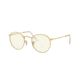 Ray-Ban Round Metal Sunglasses - Men's, Gold Frame, Photo Grey/blue Light Filter 50 mm Lenses, RB3447-9196BL-50