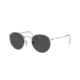 Ray-Ban Round Metal Sunglasses - Men's, Gold Frame, Dark Grey 50 mm Lenses, RB3447-9198B1-50