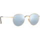 Ray-Ban ROUND METAL RB3447N Sunglasses 001/30-50 - Shiny Gold Frame, Grey-Flash Lenses