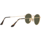 Ray-Ban ROUND METAL RB3447N Sunglasses 001/30-50 - Shiny Gold Frame, Grey-Flash Lenses