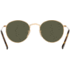 Ray-Ban ROUND METAL RB3447N Sunglasses 001/30-50 - Shiny Gold Frame, Grey-Flash Lenses