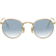 Ray-Ban ROUND METAL RB3447N Sunglasses 001/3F-50 - Arista Frame, Crystal White Grad. Blue Lenses
