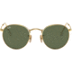 Ray-Ban ROUND METAL RB3447N Sunglasses 001-53 - Arista Frame, Crystal Green Lenses