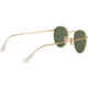 Ray-Ban ROUND METAL RB3447N Sunglasses 001-53 - Arista Frame, Crystal Green Lenses