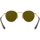 Ray-Ban ROUND METAL RB3447N Sunglasses 001/9O-50 - Shiny Gold Frame, Light Blue Flash Lenses