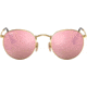 Ray-Ban ROUND METAL RB3447N Sunglasses 001/Z2-50 - Shiny Gold Frame, Copper Flash Lenses