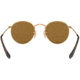 Ray-Ban ROUND METAL RB3447N Sunglasses 001/Z2-50 - Shiny Gold Frame, Copper Flash Lenses