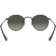 Ray-Ban ROUND METAL RB3447N Sunglasses 002/71-50 - Black Frame, Gray Green Lenses
