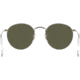 Ray-Ban Round Metal Sunglasses - Men's, Silver Frame, Light Green Mirror Silver 50 mm Lenses, RB3447-019-30-50