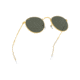 Ray-Ban Round Metal Sunglasses - Men's, Gold Frame, Green 50 mm Lenses, RB3447-919631-50
