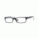 Ray-Ban RX5114 SV Prescription Eyeglasses - Top Black On Transparent Frame / 50 mm Prescription Lenses, 2034-5016