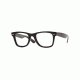 Ray-Ban RX5121 Progressive Eyeglasses - Shiny Black Frame / 50 mm Prescription Lenses, 2000-5022