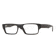 Ray-Ban RX 5122 Eyeglasses Styles - Shiny Black Frame w/Non-Rx 52 mm Diameter Lenses, 2000-5217