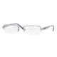 Ray-Ban RX 6156 Eyeglasses Styles - Metallic Grey-Blue Frame w/Non-Rx 52 mm Diameter Lenses, 2507-5217