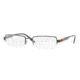 Ray-Ban RX 6156 Eyeglasses Styles - Shiny Black Frame w/Non-Rx 50 mm Diameter Lenses, 2509-5017
