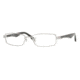 Ray-Ban RX6192 SV Prescription Eyeglasses - Gunmetal Demo Lens Frame / 48 mm Prescription Lenses, 2502-4817