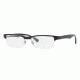 Ray-Ban RX7012 SV Prescription Eyeglasses - Shiny Black Frame / 51 mm Prescription Lenses, 2000-5117