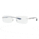 Ray-Ban RX8404 SV Prescription Eyeglasses - 2501 Silver Frame / 53 mm Prescription Lenses, 2501-5316