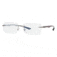 Ray-Ban RX8404 SV Prescription Eyeglasses - Gunmetal Top Black Frame / 53 mm Prescription Lenses, 2502-5316